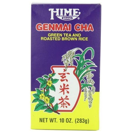 Hime Genmai Cha Green Tea and Roasted Brown Rice, 10-Ounce Boxes (Pack of 4),