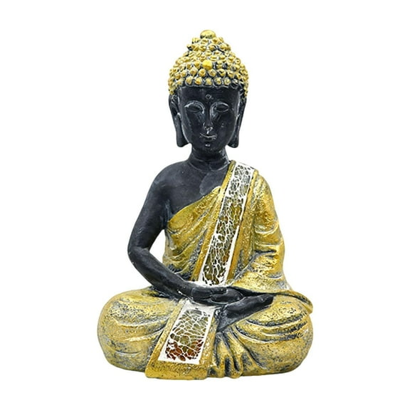 oshhni Buddha Outdoor Garden Statue Gift Resin Sculpture for Courtyard Yard Outside