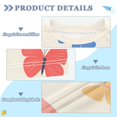 thumbnail image 2 of FORMRS Boys Rash Guard Short Sleeves Swim Shirt Quick Dry UPF 50+ Sun Protection, Sizes 3-12T, Red Butterflies, 2 of 6