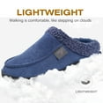 thumbnail image 3 of Ecetana House Slippers for Men Memory Foam Fuzzy Slippers Non Slip House Shoes for Men Indoor/Outdoor, 3 of 7