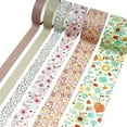 thumbnail image 5 of Wrapables Decorative Washi Tape Box Set for DIY Arts & Crafts, Scrapbooking, Diary, Stationery, Card-Making, Gift Wrapping (12 Rolls), Floral, 5 of 8