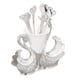 thumbnail image 5 of Juego De Cuchara De Cena Decorativa, Juego De Vajillas De Forma De Cisne Exquisito Con Elegante Soporte De Cuchara Con 6 Cucharas Para Frutas De Café., 5 of 7