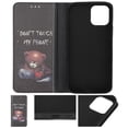 thumbnail image 4 of Funda Para Teléfono Tipo Billetera, Funda Protectora Para Teléfono Móvil De Cuero PU Antiarañazos Con Tarjetero Con Botón Magnético Para 12 Pro ANGGREK Otros, 4 of 8