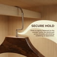 thumbnail image 4 of Unique Bargains 2Pcs Durable Wood Space Saving Clothes Hangers Retro, 4 of 6