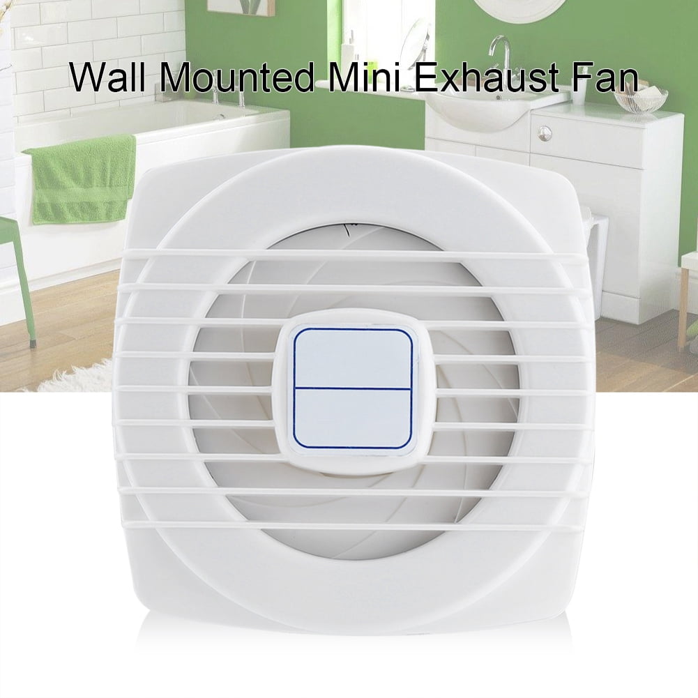 4in Wall Mounted Mini Ventilation Exhaust Fan for Toilet Kitchen Bathroom Window Ceiling 220V