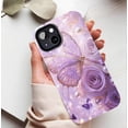 thumbnail image 5 of Luxury Butterfly Design Women's iPhone Case Sparkly Rhinestone Pearl Decor Perfect Gift for Mothers Day Birthday Compatible with iPhone 11/12/13/14/15/16 (Pro Max/Plus), 5 of 9
