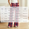 thumbnail image 3 of Hvogkswy Women Plaid Pajama Pants Loose Straight Wide Leg Lounge Pants Drawstring Elastic Waist Home Pajama Bottoms with Pockets, 3 of 7
