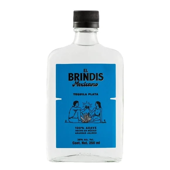Pack de 6 Tequila Brindis Mexicano Plata 250 ml