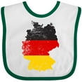 thumbnail image 3 of Inktastic German Map Flag Boys or Girls Baby Bib, 3 of 4