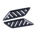 thumbnail image 3 of Dashboard Outlet Cover Upper Air Vent Trim Dashboard Air Vent Sticker Car Interior Decoration 2pcs Dashboard Upper Air Vent Trim Frame Left Right Carbon Fiber Style Fit For MK8 ANGGREK Dashboard Outlet Cover, 3 of 8
