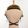 thumbnail image 2 of Lady Gold Black/Gold Ruffl Collar Elizabethan Ruff For Victorian Steampunk Dress, 2 of 4
