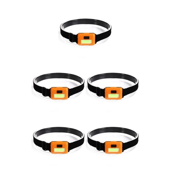 Faro LED COB Yuarrent potente brillo linterna de cabeza Amarillo 5piezas
