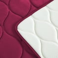 thumbnail image 4 of Yafa Home Fashion 1pc:24" X 35" Bath Rug, Memory Foam; Machine Washable, Water Absorbent & Non-Slip Bathmats(Burgundy), 4 of 6