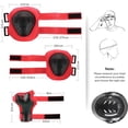 thumbnail image 3 of RV Casco de protección para niños Bicicleta Kit de protección contra rodillos para niños Casco ajustable Coderas Rodilleras Protectores de muñeca Conjunto de protección deportiva para niños Monopatín, 3 of 5
