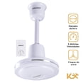 thumbnail image 2 of Ventilador De Techo 56 Pulgadas 3 Aspas De Acero Color Blanco 5 Vel 127V 65W Kingsman blanco, 2 of 7