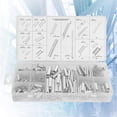 thumbnail image 4 of - 200 Pcs/ensemble 20 Tailles Ressort de Compression Extension Assortiment de Ressorts en Métal avec Boîte, 4 of 5