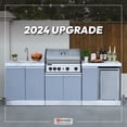 thumbnail image 1 of 94 Inch Bespoke 5B Modular Outdoor Kitchen in Matt Grey, 1 of 25