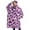 Pink and Purple-1, variant on Oversized Wearable Blanket Hoodie,Pink and Pink Of Leopard Print Sherpa Blanket Hoodie with Super Pockets,Super Warm Fuzzy Pullover for Women & Men