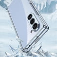thumbnail image 4 of for Samsung Galaxy Z Fold 6 5G Clear Case with Magnetic Hinge Protection and Adjustable Kickstand & Screen Protector, Transparent Electroplating Magne, 4 of 5