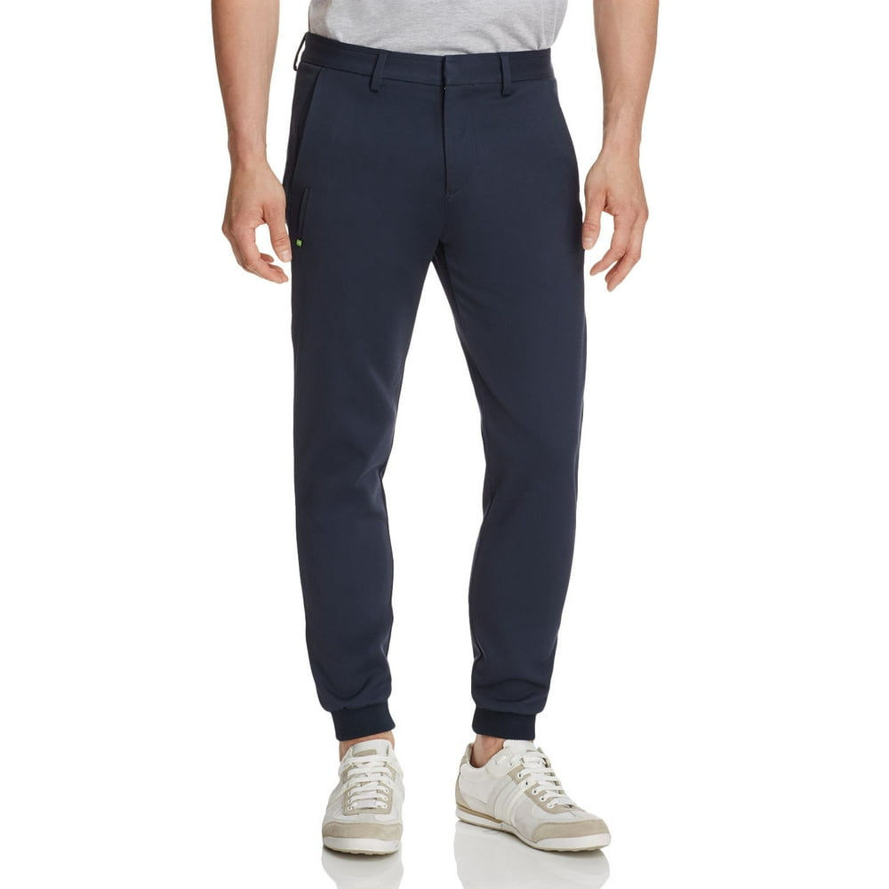 Hugo Boss - Boss Hugo Boss NEW Navy Blue Mens Size 36 Slim-Fit Jogging ...