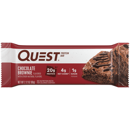 (3 pack) Quest Protein Bar, Chocolate Chip Cookie Dough, 21g Protein, 4 Ct