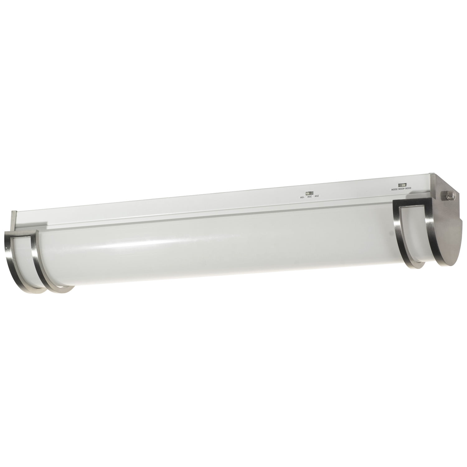 Diodesy 24-Inch LED Bathroom Vanity Light, 3 Color Adjustable 3000K/4000K/5000K, Dimmable Vanity Light Fixture LED, Brushed Nickel Finish, 25W(150W Replacement), 2200 Lm, 120V, Energy Star & UL Listed