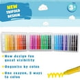 thumbnail image 3 of NOYO 36 Colors Gel Crayons for Toddlers and Kids | Non Toxic | 3 in 1 Washable Bolder Crayons-Pastel-Watercolor Paint Effects, 3 of 8