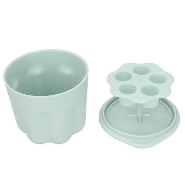 Makeup Brushes Cleaning Box Soft Silicone Nail Art Brushes Washing Tool with Drying Rack Green