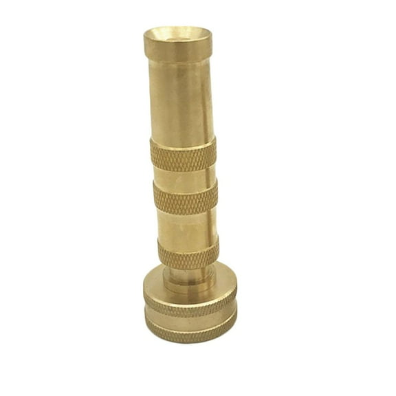 Solid Brass Heavy Duty Hose Nozzle Adjustable Garden Hose Watering Spray