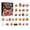 #A02-C, variant on 24 Days Halloween Countdown Advent Calendar Box, Cute Rainbow Striped Pumpkin Flat Ornaments Halloween Advent Surprise Gift for Party Decoration
