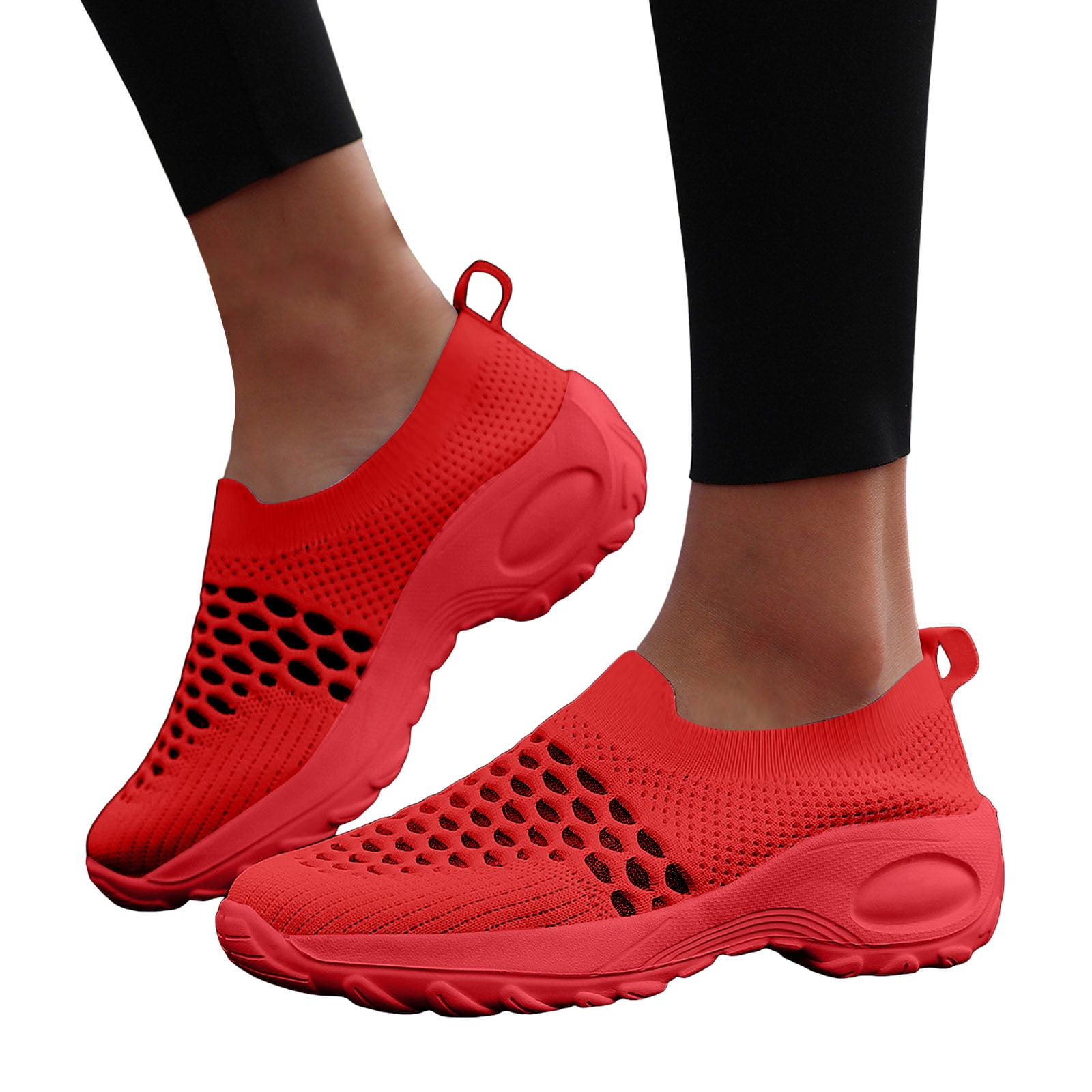 Chaussures Orthopédiques à Plateforme pour Femmes avec Soutien de Voûte Plantaire, Espadrilles Compensées Confort pour la Marche, Infirmières, Mocassins à Enfiler