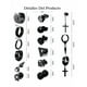 thumbnail image 4 of 15 Pares Aretes Xtellar  Hombre Piercing Pendientes Acero Inoxidable, 4 of 4