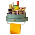 thumbnail image 1 of Oubit Kitchen Storage Rack,Rotating Spice Rack Holder Wall Mounted Storage Shelves Rotating Spice Rack Holder Ultimate Reliability, 1 of 9
