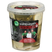 Wahlburgers Hot Dill Chip Pickles 32 fl oz, 1 oz Serving Size, 24 Servings per Plastic Tub Container