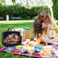 thumbnail image 6 of WW-W-E Royal Reusable Insulated Cooler Lunch Bags Leakproof Large Tote Lunch Box Snack Bag With Storage Pocket, 6 of 8