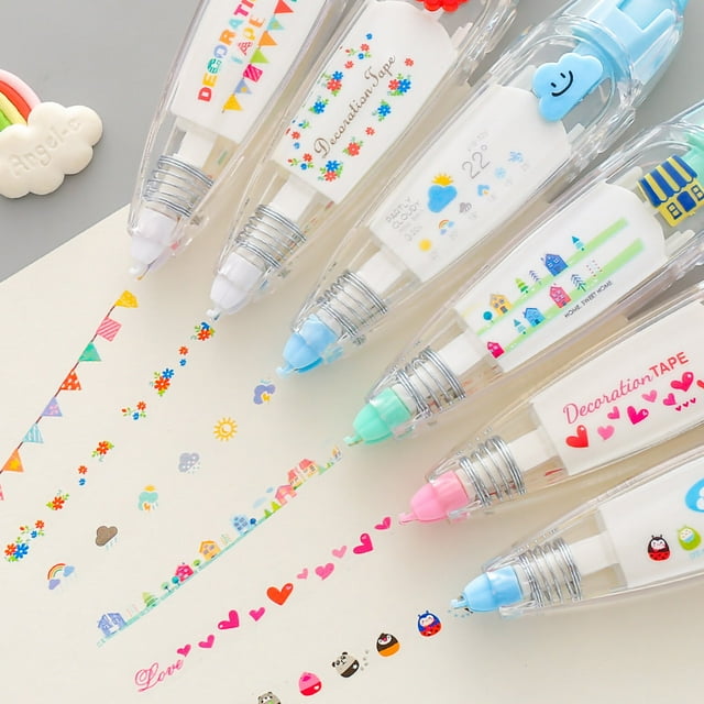 Ruban de Correction Blanchiment Ruban de Correction Dentelle Ruban de Correction Blanc Ruban de Correction Étudiants Utilisent Motif Dentelle Mignon Journal à Main