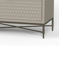 thumbnail image 6 of Benjara Rexi 56 Inch 7 Drawer Dresser, Honeycomb Pattern, Mahogany Wood, Taupe Gray, 6 of 7