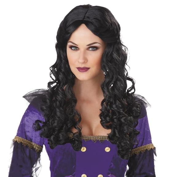 Black Renaissance Wig