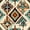 Cream Teal, variant on Homewish Retro Boho Rhombus 7-Piece Twin Bedding,Bohemian Exotic Style Bedding Comforter Set,Cream Teal,Light Gray Reversible