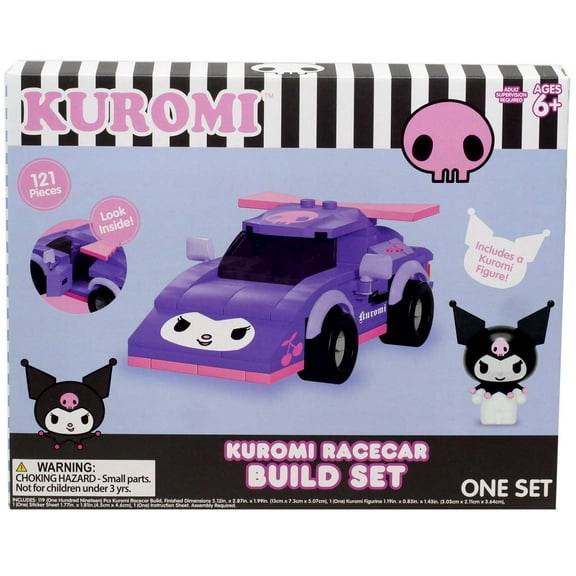 Sanrio Hello Kitty Kuromi Racecar Building Block Set
