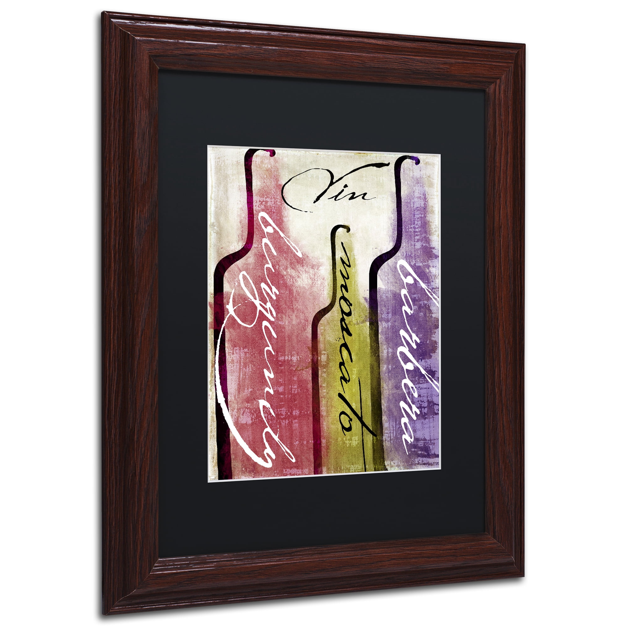 Trademark Fine Art 'Wine Tasting II' Matted Framed Art by Color Bakery