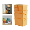 thumbnail image 6 of Organizer Container with Lid Por Dollhouse Accessory Cute Storage Box for Yellow, 6 of 10
