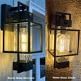 thumbnail image 2 of Modern Motion Sensor Outdoor Wall Lights 2 Pack 15" Exterior Wall Sconce Waterproof Porch Light, 2 of 7