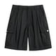 thumbnail image 1 of pstuiky Pantalones cortos de gimnasio, Pantalones cortos cargo para hombre, para correr, con múltiples bolsillos, cintura elástica, de algodón, para senderismo., 1 of 3