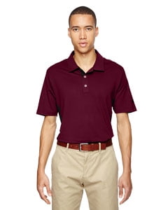 adidas men's climalite textured short sleeve polo