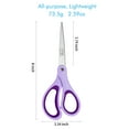 thumbnail image 5 of LIVINGO 3-Pack Titanium Coated Scissors Set – Office & Home Use, 5 of 5