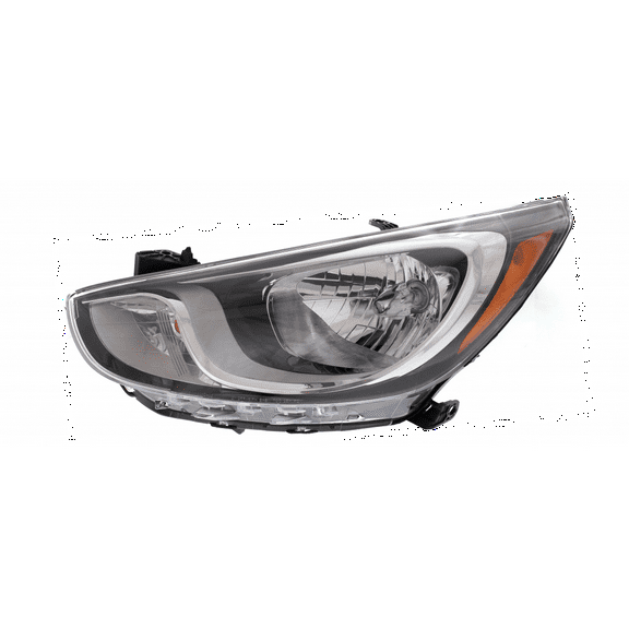 For Hyundai Accent Headlight Assembly 2012 2013 2014 Driver Side CAPA Certified Bulbs Included HY2502163 | 92101-1R010 ;Hatchback