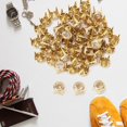 thumbnail image 3 of HEEPDD 50 Unids Crystal Claw Beads Nailhead DIY Moda Rhinestone Nailhead Studs Plata/Oro Base Punk Picos Remaches Decorativos para DIY Cuero-Craft(Oro) Ecomeon no, 3 of 6