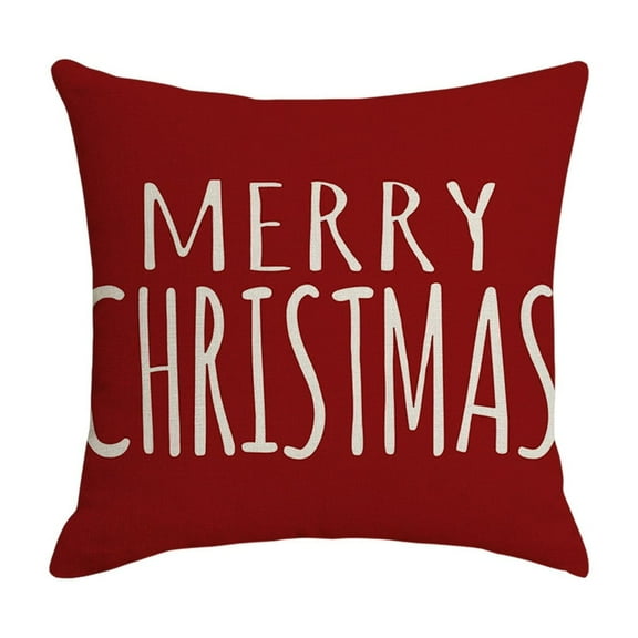 WEGFTDUOP 2PC Christmas Pillow Red Combo Gnome Happy Decoration Cushion Home Sofa Pillow Bedside Cushion