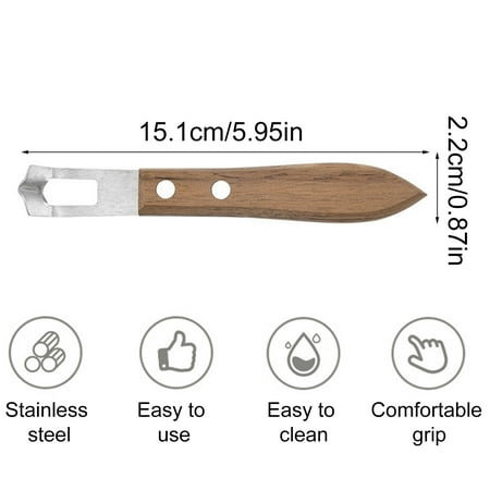 

Kohagoki Great Fruit Peeler Corrosion Resistant Vegetable Peeler Eco-friendly Rust-proof Wooden Handle Vegetable Slicer for Kitchen